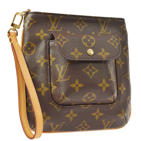 louis vuitton monogram no zippered clutch bag|louis vuitton wristlet clutch.